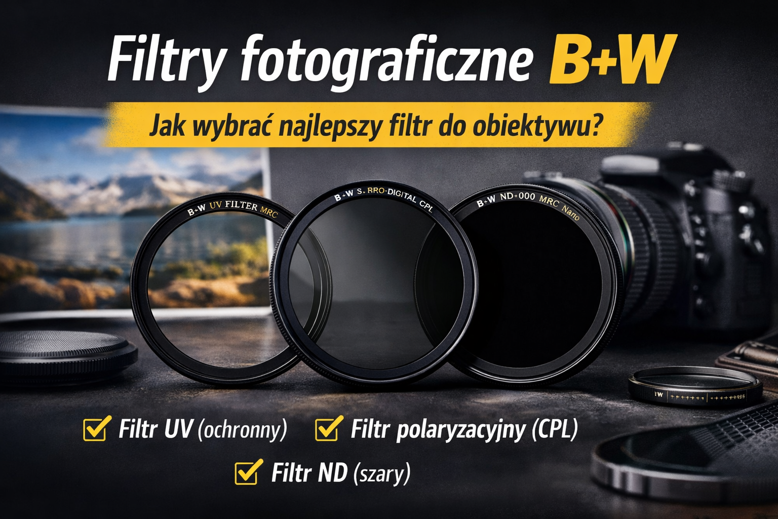 Filtry fotograficzne B+W – jak wybrać najlepszy filtr do obiektywu?