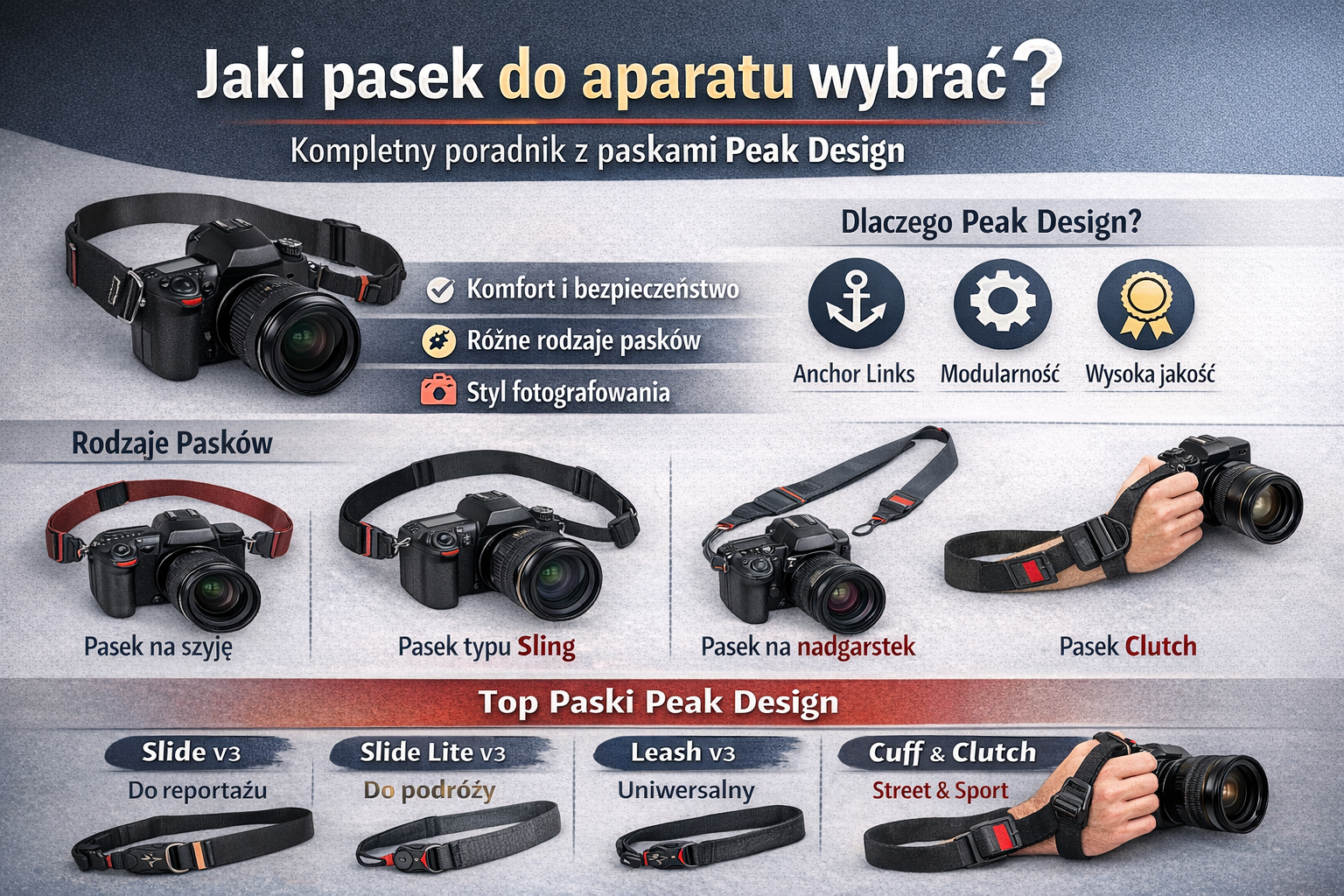 Jaki pasek do aparatu wybrać? Kompletny poradnik dla początkujących i zaawansowanych