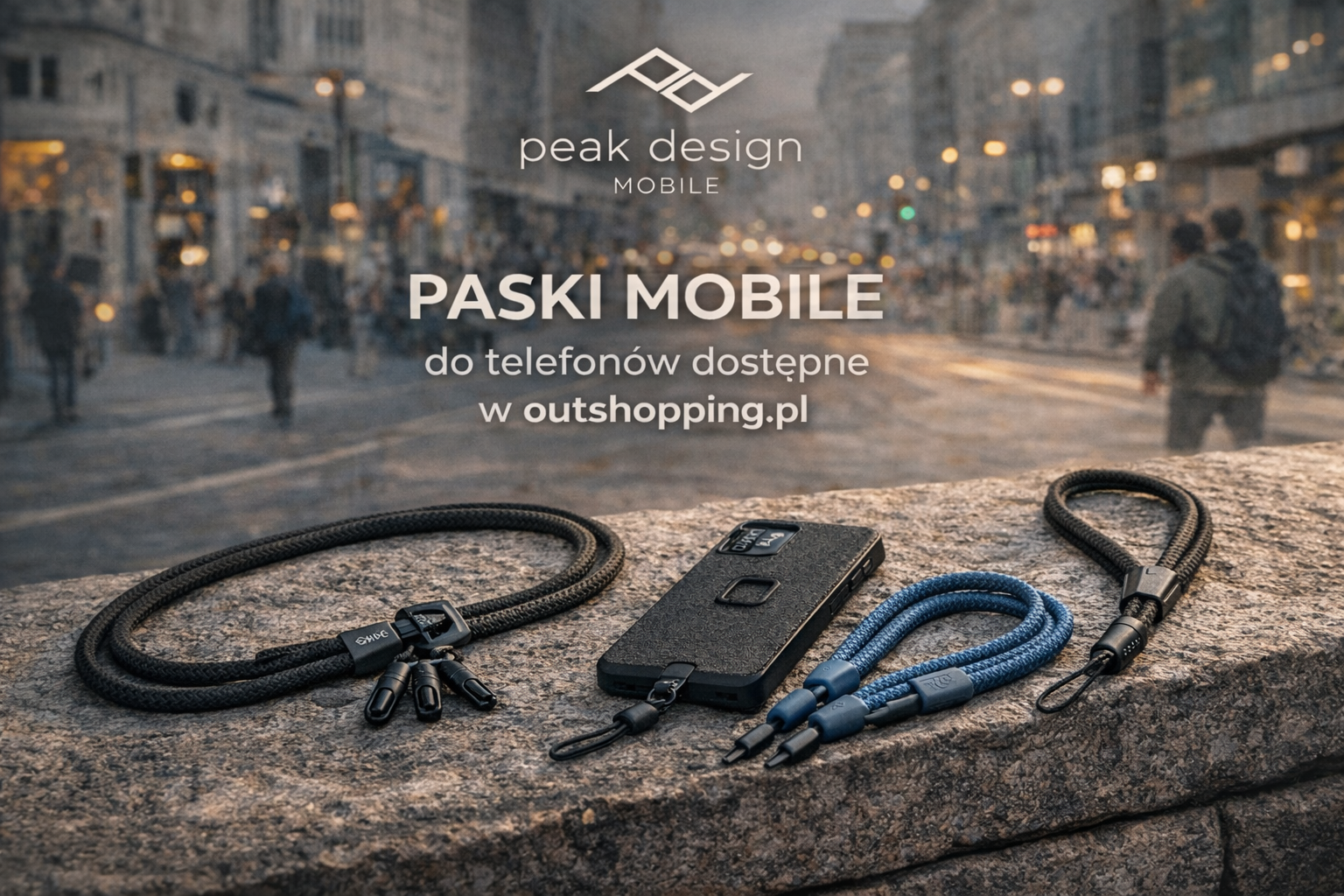 Paski do telefonu Peak Design – premium komfort noszenia smartfona na co dzień