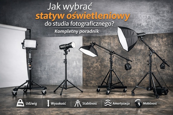 Jak wybrać statyw oświetleniowy do studia fotograficznego? Kompletny poradnik
